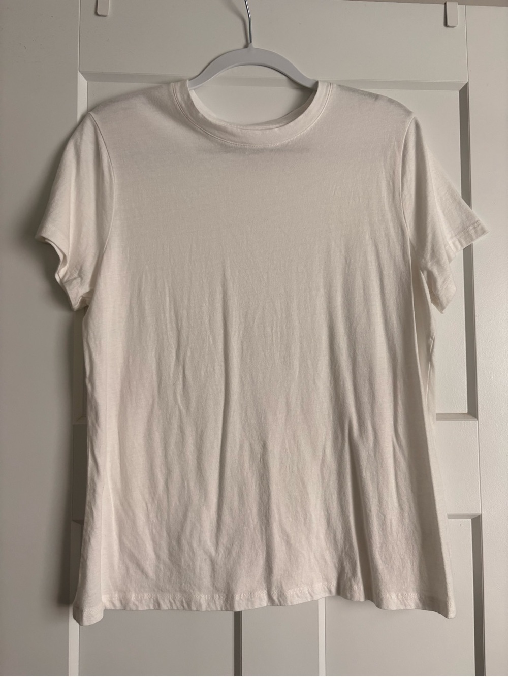 Target White Short Sleeve Crewneck Tee